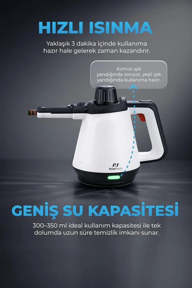 CB- 02A Buharlı Temizlik Makinası - Buharlı Temizleyici - Floor Max Set